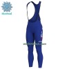 Fietskleding (Fietsshirt Lange Mouw + Lange Koersbroek) 2022 BikeExchange Jayco Winter Thermal Fleece - Wit Blauw